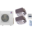 42,000 BTU 14 SEER Quad Zone Ceiling Cassette Gree Heat Pump System 12+12+12+12
