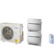 30,000 BTU 21 SEER Quad Zone Mini Console Gree Heat Pump System 9+9+9+9