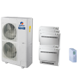 48,000 BTU 16 SEER Five Zone Mini Console Gree Heat Pump System 12+12+12+18+18