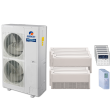 48,000 BTU 16 SEER Five Zone Floor Mounted Gree Heat Pump System 9+9+9+12+12