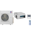 42,000 BTU 14 SEER Dual Zone Concealed Duct Gree Heat Pump System 9+24