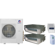 42,000 BTU 14 SEER Quad Zone Concealed Duct Gree Heat Pump System 9+9+12+18