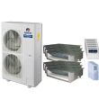 48,000 BTU 15 SEER Six Zone Concealed Duct Gree Heat Pump System 9+9+9+9+9+18