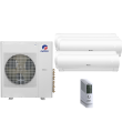 42,000 BTU 21 SEER Five Zone Wall Mounted Gree Heat Pump System 9+9+9+9+12
