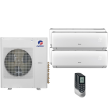 42,000 BTU 23 SEER Quad Zone Wall Mounted Gree Heat Pump System 9+12+12+12