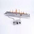 HPC Linear 25" Push Button Fire Pit Burner Kit with Interlink & Spark Ignition & Torpedo Burner - TOR-FPPK25X8-L