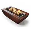 HPC Phoenix Copper Fire Bowl with Electronic 120V Linear/Rectangle - TOR-PHOEN47X25/H-EI