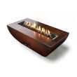 HPC Phoenix Copper Fire Bowl with Electronic 120V Linear/Rectangle - TOR-PHOEN47X25/TRGH-EI
