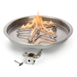 HPC Round 25" Match Light Fire Pit Burner Kit with Bowl Pan & Match Light & Penta Burner - PENTA25 MLFPK
