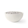 HPC Serenade 32" Round Concrete Gas Fire Pit in Limestone with Electronic & Ivory Beach Stone - TOR-SERE32-LIB-EI