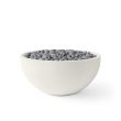 HPC Serenade 32" Round Concrete Gas Fire Pit in Limestone with Match Light & Slate Beach Stone - TOR-SERE32-LSB-MLFPK