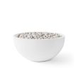 HPC Serenade 40" Round Concrete Gas Fire Pit in Natural with Match Light & Ivory Beach Stone - TOR-SERE40-NIB-MLFPK