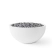 HPC Serenade 40" Round Concrete Gas Fire Pit in Natural with Electronic & Slate Beach Stone - TOR-SERE40-NSB-EI