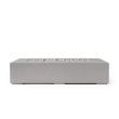 HPC Sonoma 72" Linear Concrete Gas Fire Pit in Sandstone with Match Light & Ivory Beach Stone - TOR-SONO72-SIB-MLFPK