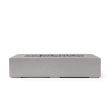 HPC Sonoma 56" Linear Concrete Gas Fire Pit in Sandstone with Match Light & Slate Beach Stone - TOR-SONO56-SSB-MLFPK