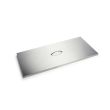 HPC 30-Inch x 12-Inch Stainless Steel Rectangular Burner Cover -  34-Inch x 16-Inch - HPHC-30X12SS