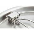 HPC 30-Inch Square Bowl Electronic Ignition Fire Pit Burner Kit- 30SSEI-SQBL-B