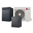LG 1.5 Ton 17 SEER2 80% AFUE 60000 BTU Gas Furnace and R32 Inverter Heat Pump System - Multi-Positional - KUSXA181A / LKMMA18B1 / LNAEA060B1