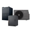 LG 2 Ton 16 SEER2 96% AFUE 80000 BTU Two Stage Gas Furnace Inverter Heat Pump System - R32 - Upflow/Horizontal - KUSXE241A / LKMMA24B1 / LNAVE080B1
