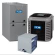 ACiQ 3 Ton 15 SEER 96% AFUE 60,000 BTU Gas Furnace and Air Conditioner System - Horizontal - HCA736GKA / ENH4X36L17A / G96VTN0601716