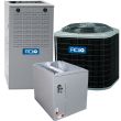 1.5 Ton 13 SEER 80% AFUE 44,000 BTU ACiQ Gas Furnace and Air Conditioner System - Multi-Positional - Compare to Goodman - R4A318GKH / EAM4X24L14A / N80ESN0451412A-CTG