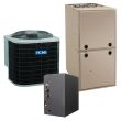 5 Ton 14.3 SEER2 92% AFUE 100000 BTU ACiQ Gas Furnace and Air Conditioner System - Multi-Positional - R4A5S60AKAWA / CE60B44-210L-000 / R92MSN1002120A
