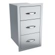 Sunstone Classic 17-Inch Double Access Drawer & Paper Towel Holder - A-DPCF- Front-Side View