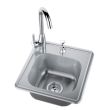 Sunstone 17-Inch Single Sink W/Hot & Cold Water - A-SS17- Top View