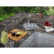 Sunstone 17-Inch Single Sink W/Hot & Cold Water - A-SS17- Installed View