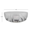 Real Flame Sedona Round Protective Cover Light Gray - A11810 - Dims