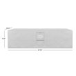 Real Flame Sedona Large Rectangle Protective Cover Light Gray - A11813 - Dims