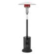 Sunglo A270 Black Stainless Steel Freestanding Propane Gas Patio Heater - A270BK