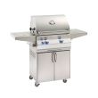 Fire Magic Aurora A430s 24-Inch Freestanding Propane Gas Grill With Analog Thermometer And Single Side Burner - A430s-7EAP-62