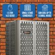 1.5 Ton 14.3 SEER2 Trane Heat Pump Condenser - RT Series - A4HP4018D1