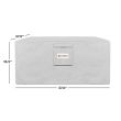 Real Flame Baltic Square Protective Cover Light Gray - A9620 - Dims