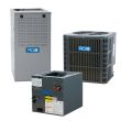 ACiQ 1.5 Ton 14.3 SEER2 80% AFUE 40,000 BTU Furnace & AC System - R32 Multi-Positional - AC-I-18AC14 / AC-I-1824ACL-17 / N80MSN0451714A