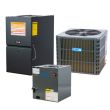 ACiQ 2.5 Ton 14.3 SEER2 80% AFUE 60,000 BTU Low NOx Furnace & AC System - R32 Downflow/Horizontal - AC-I-30AC14 / AC-I-3036ACL-17 / AQ-GD9T800603BX
