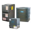 ACiQ 4 Ton 14 SEER2 96% AFUE 80,000 BTU Furnace & AC System - R32 Upflow/Horizontal - AC-I-48AC14 / AC-I-4860ACL-21 / AQ-GR9S960805CN