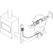 4" Fresh Air Intake w/ Airtight Damper - AC01347