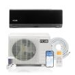 18,000 BTU 21 SEER2 ACiQ Essentials Single Zone Wall Mounted Mini Split System - Black w/ WiFi - 230V| R454B