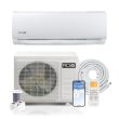 24,000 BTU ACiQ Essentials 21 SEER2 Single Zone Wall Mounted Mini Split Heat Pump System - R454B | White | 230V