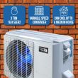ACiQ 3 Ton 18 SEER High Efficiency Central Heat Pump | Inverter - ACiQ-36-EHPB - ACiQ-36-EHPB