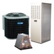 ACiQ 4 Ton 14.3 SEER2 10KW Mobile Home Heat Pump & Electric Furnace System - R4H5S48AKAAA / ACiQ-5919UDXBCA / ACiQ-EF1020FD-MH