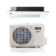 12,000 BTU 23 SEER ACiQ Single Zone Slim Ceiling Cassette Mini Split System | Extreme Series