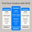 9,000 BTU ACIQ Standard 24.5 SEER2 Single Zone Wall Mount Mini Split Heat Pump System - R454B | 115V - ACIQ-09ZS-HP115C / ACIQ-09WS-HP115C