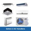 ACiQ Dual Zone Mini Split System - Design Your Own R454B - Select 2 Air Handlers