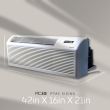 ACIQ 15,000 BTU Inverter PTAC Heat Pump Air Conditioner Unit with 3.5KW Electric Heater | R32 - ACIQ-15PTC-INV