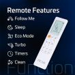 60,000 BTU 23 SEER ACiQ Single Zone Floor Mount Mini Split System | Extreme Series - ACIQ-60FM-HH-MD / ACiQ-60ZPL-HP230C