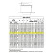US Fan Belt Drive Up Blast Roof Exhaust Fan 862 RPM .33 HP 208 Volts, 3 Phase - specification sheet