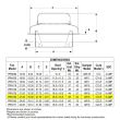 US Fan Direct Drive Down Blast Roof Exhaust Fan 1625 RPM .5 HP 120 Volts, 1 Phase - specification sheet